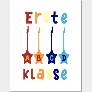 1. Klasse ABCD Rock T shirt Posters and Art